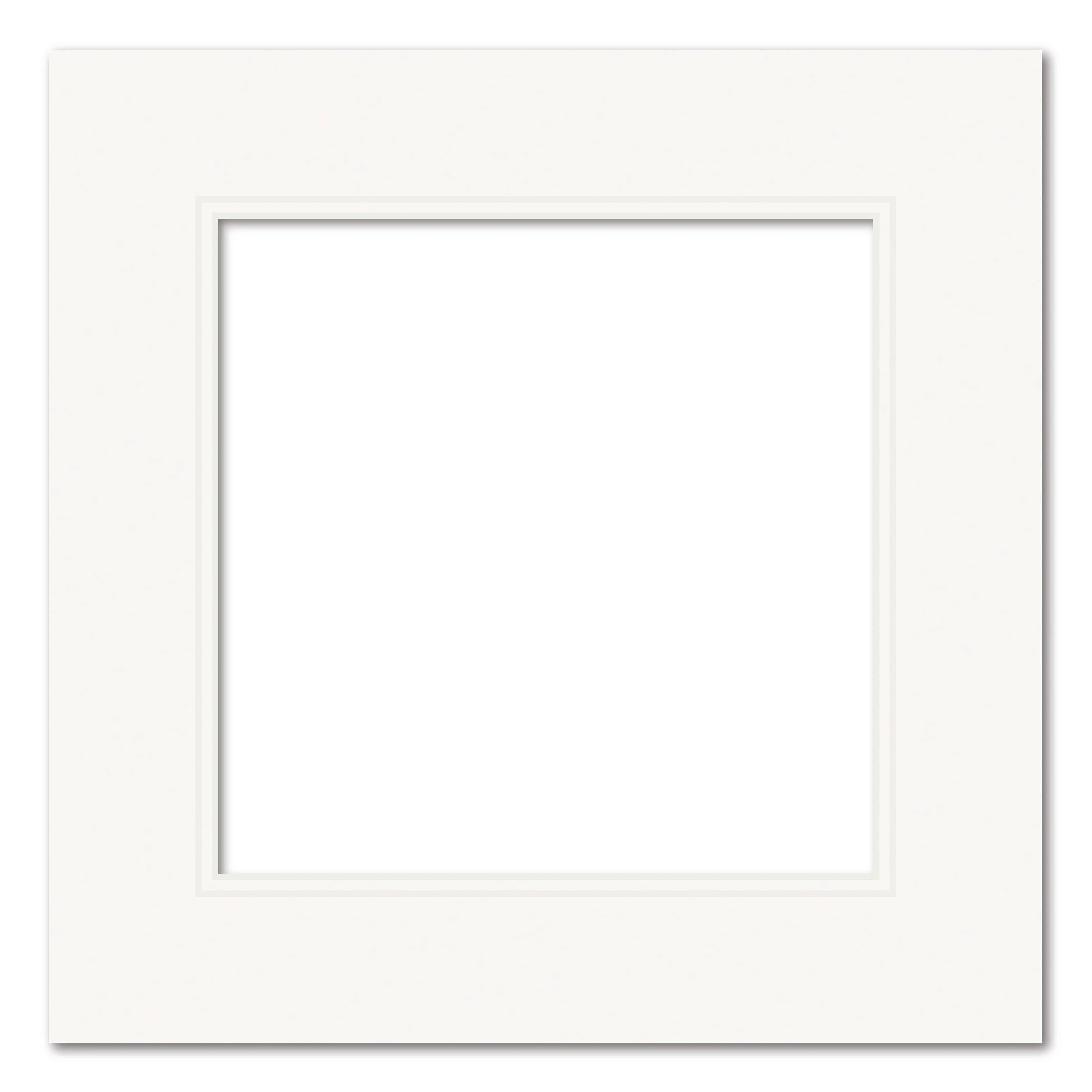 Photo Mat Board Kit - Ice White Double Mat (10 Pack) - Image 17