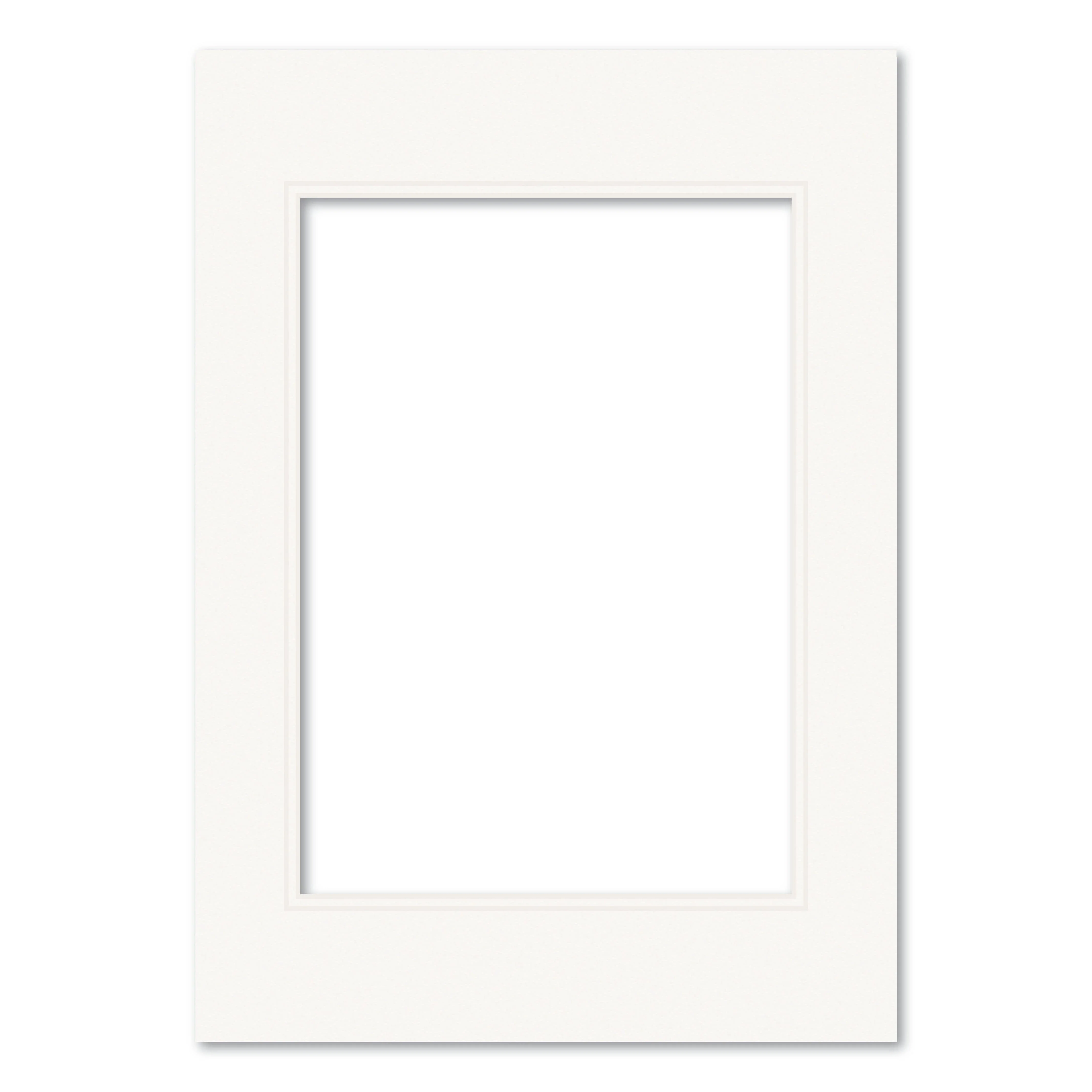 Photo Mat Board Kit - Ice White Double Mat (10 Pack) - Image 7