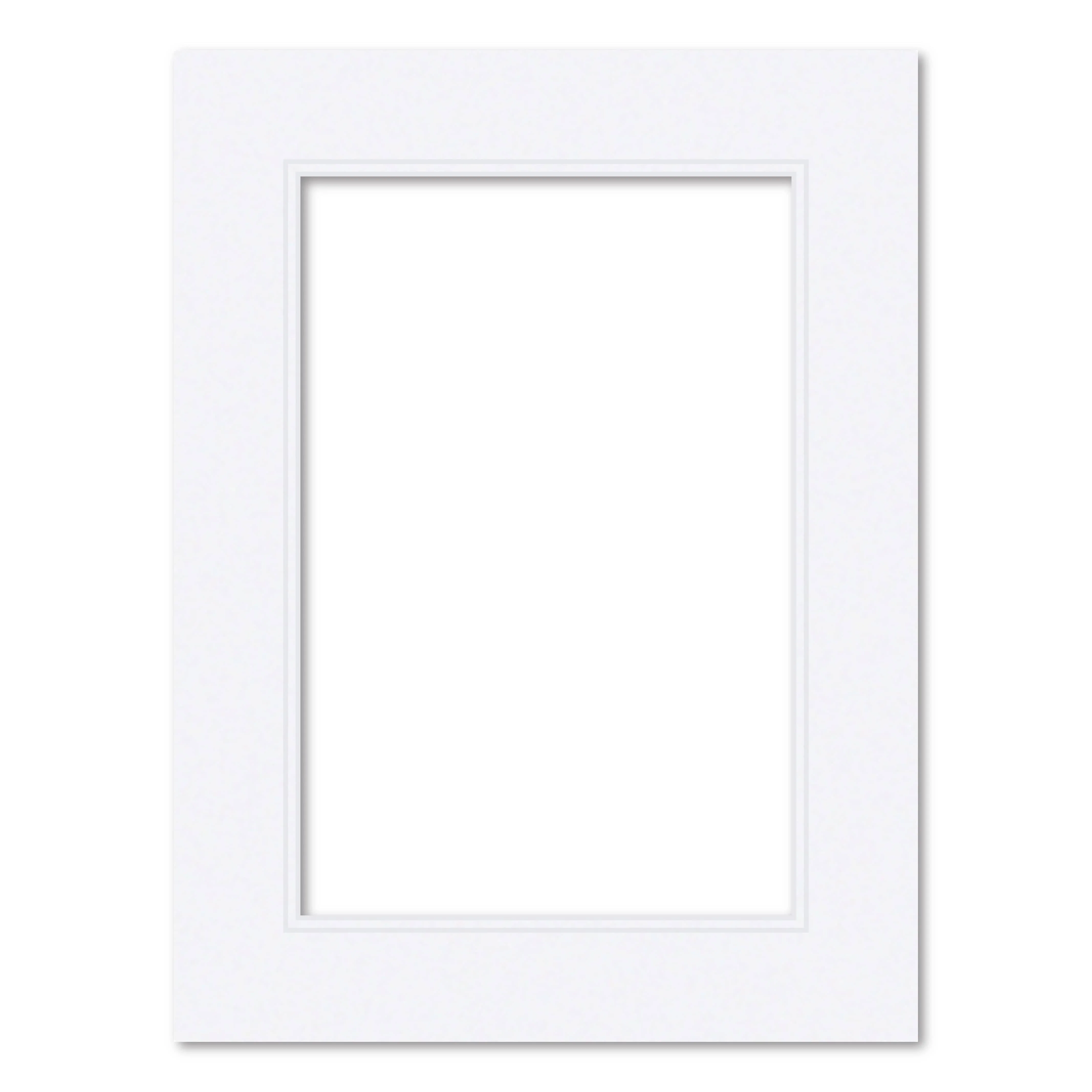 Photo Mat Board Kit - Ultimate White Double Mat (10 Pack) - Image 11