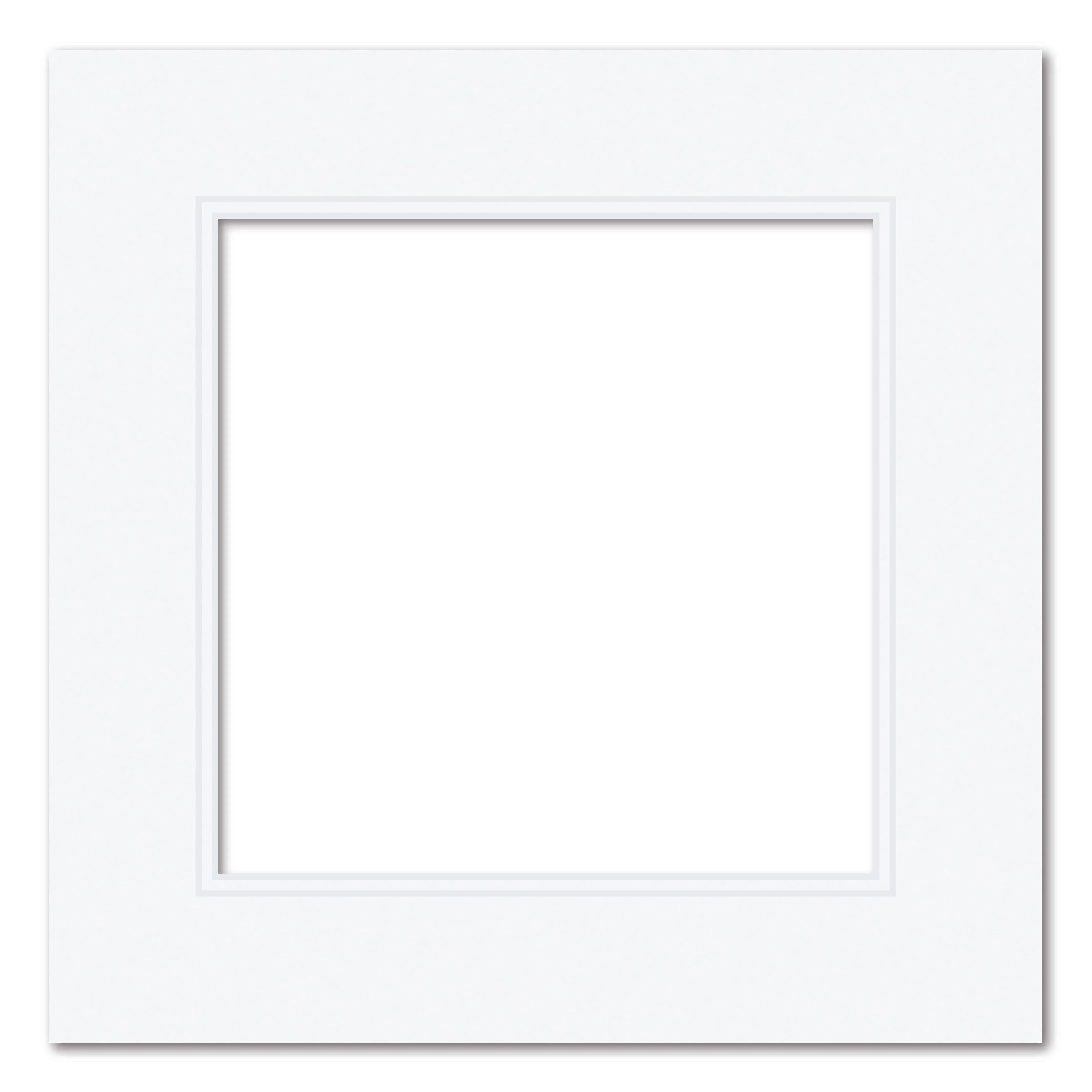 Photo Mat Board Kit - Ultimate White Double Mat (10 Pack) - Image 17