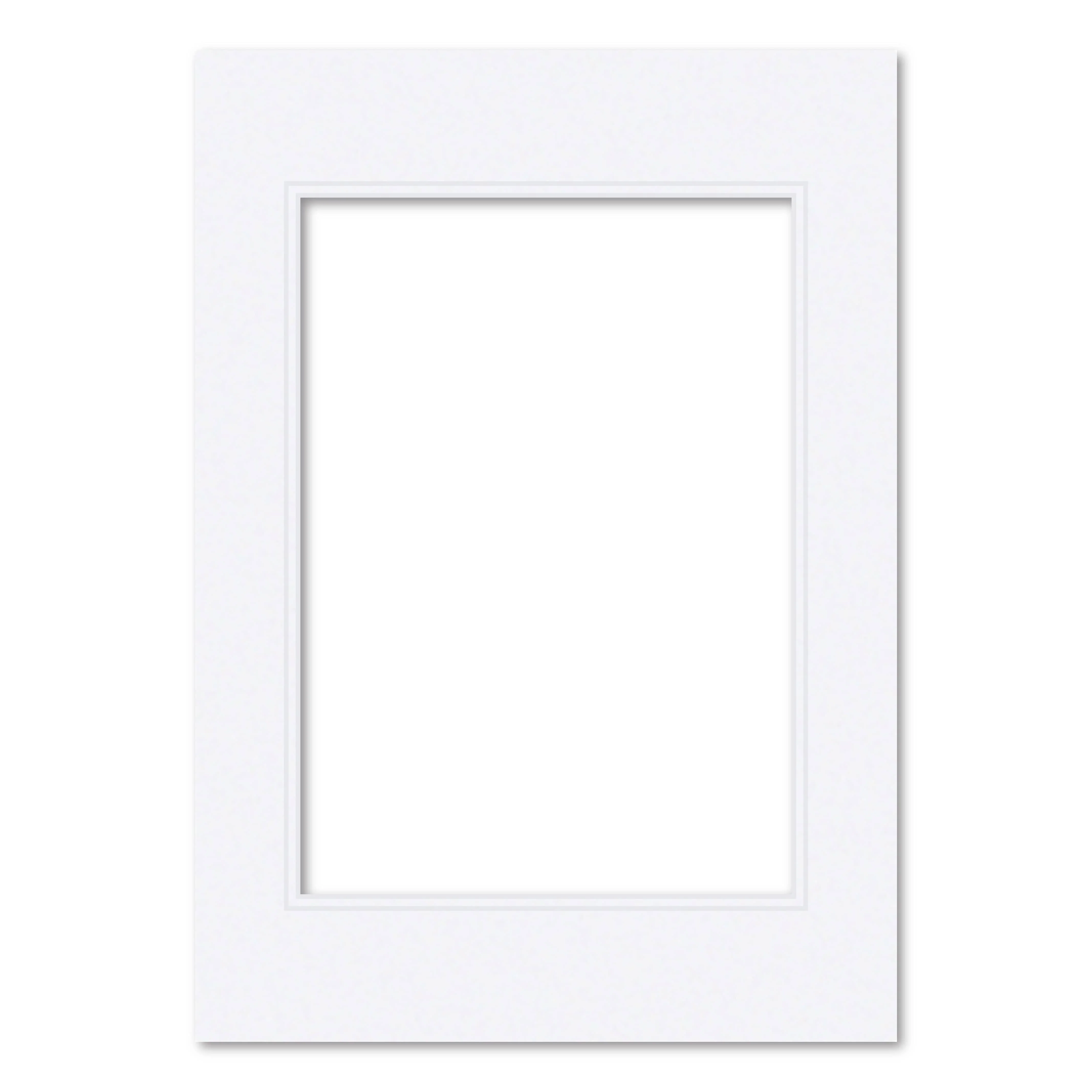 Photo Mat Board Kit - Ultimate White Double Mat (10 Pack) - Image 6