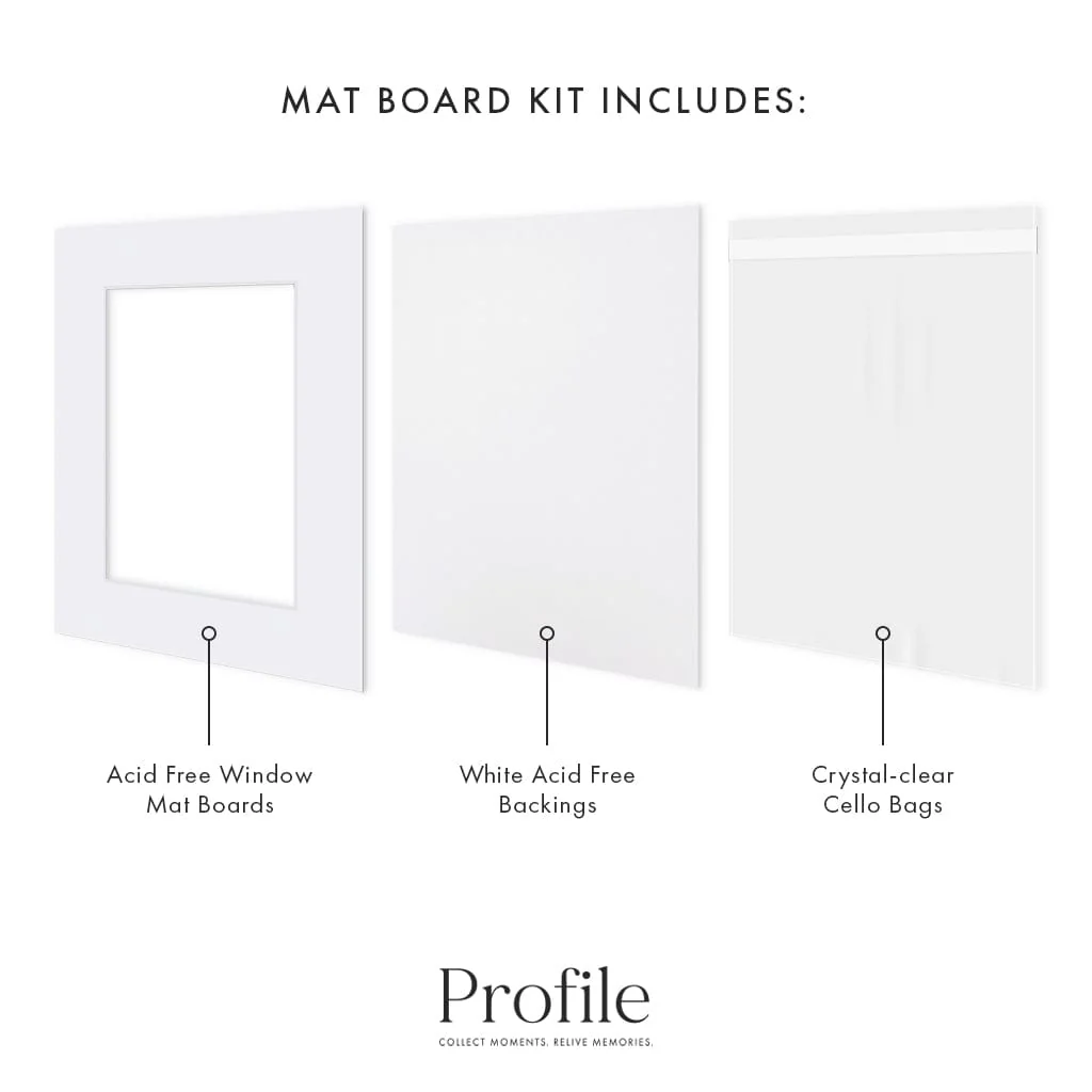 Photo Mat Board Kits - Ultimate White (10 pack) - Image 2