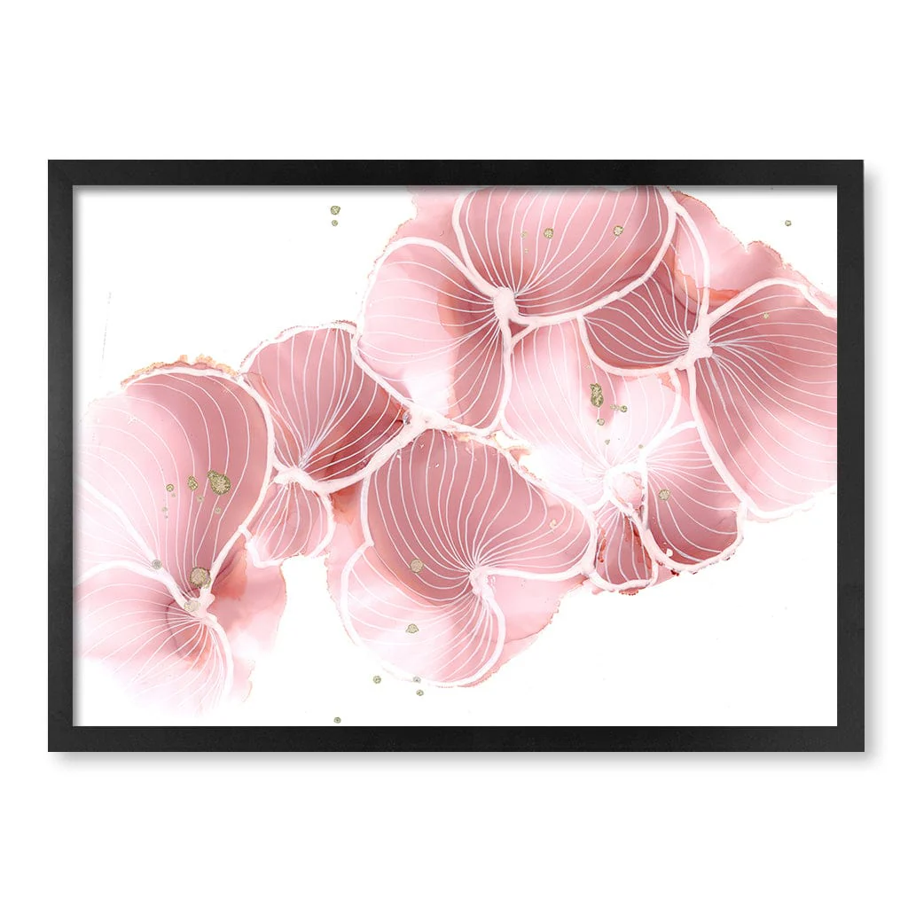 Pink Petal Whispers Abstract Wall Art Print by Julie Bill - Image 15