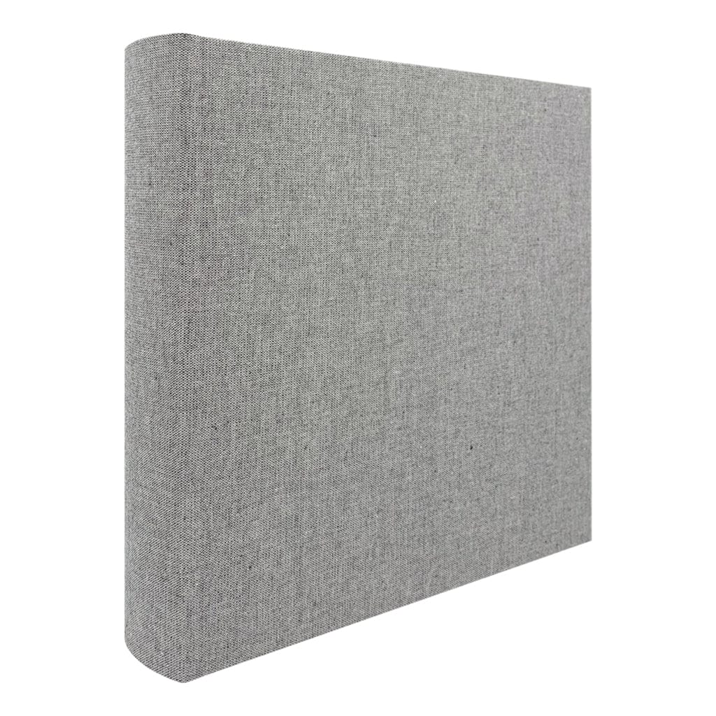 Plush Linen Grey Slip-in Photo Album 200 Photos - Image 4