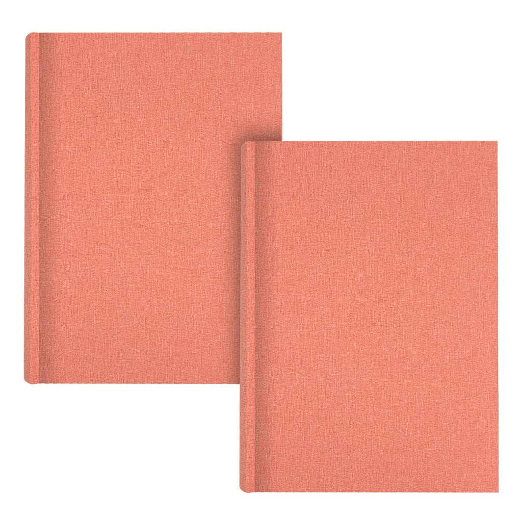 Plush Linen Blush Slip-in Photo Album (300ph) - 2 Pack Bundle