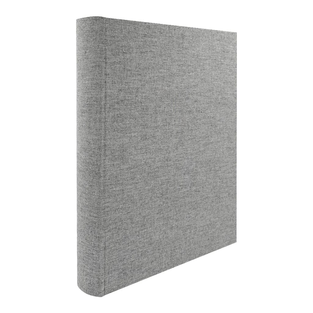 Plush Linen Grey Slip-in Photo Album (300ph) - 2 Pack Bundle - Image 3