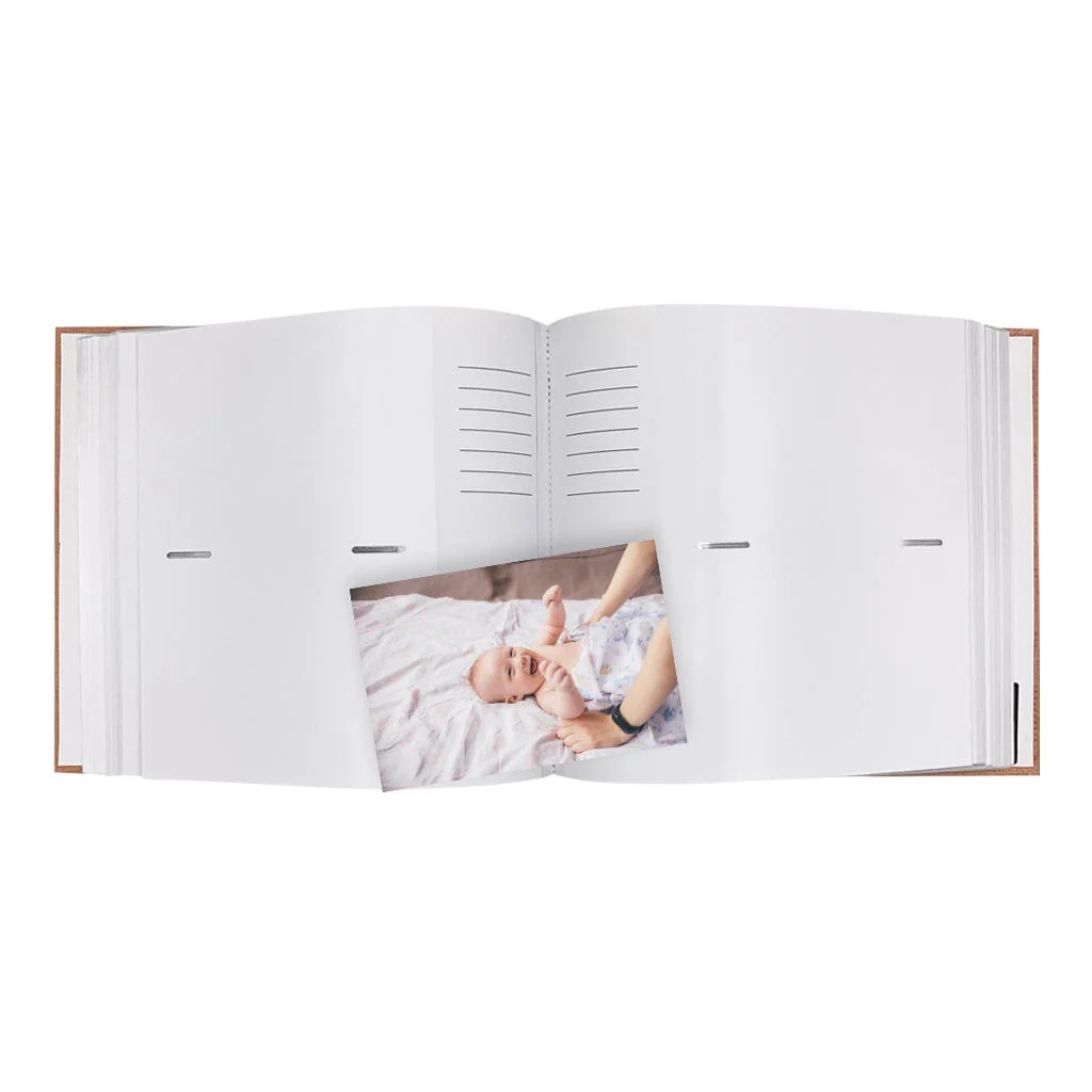 Plush Linen Nutmeg Slip-in Photo Album 200 Photos - Image 7