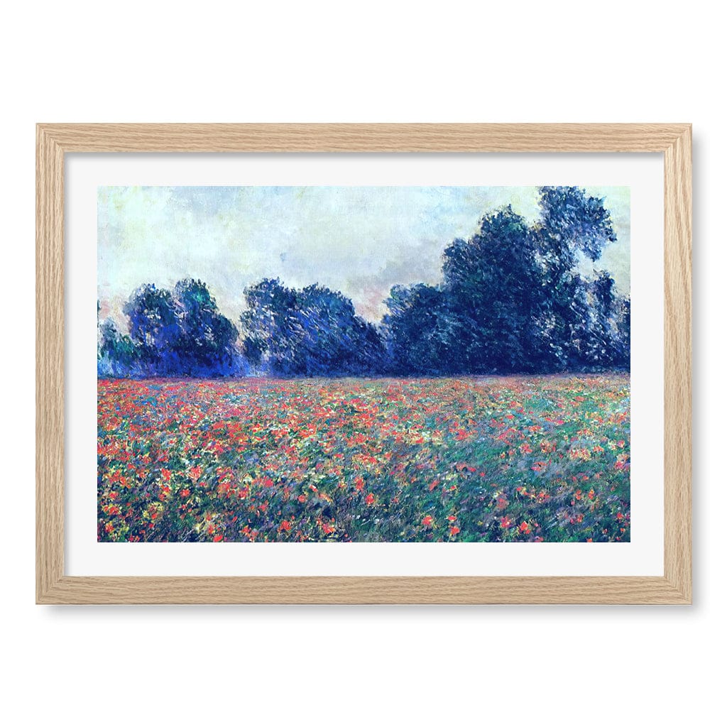 Poppy Field - Claude Monet Art Print - Image 21