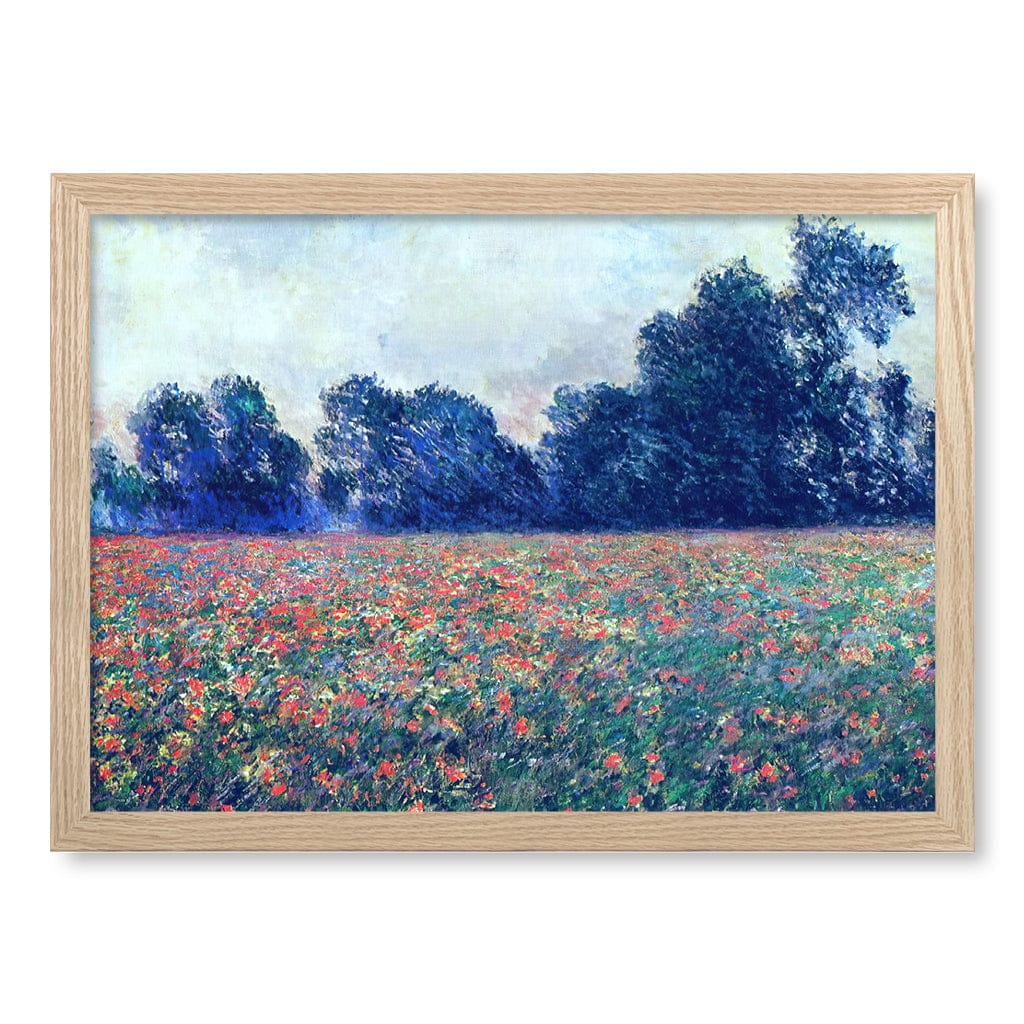 Poppy Field - Claude Monet Art Print - Image 28