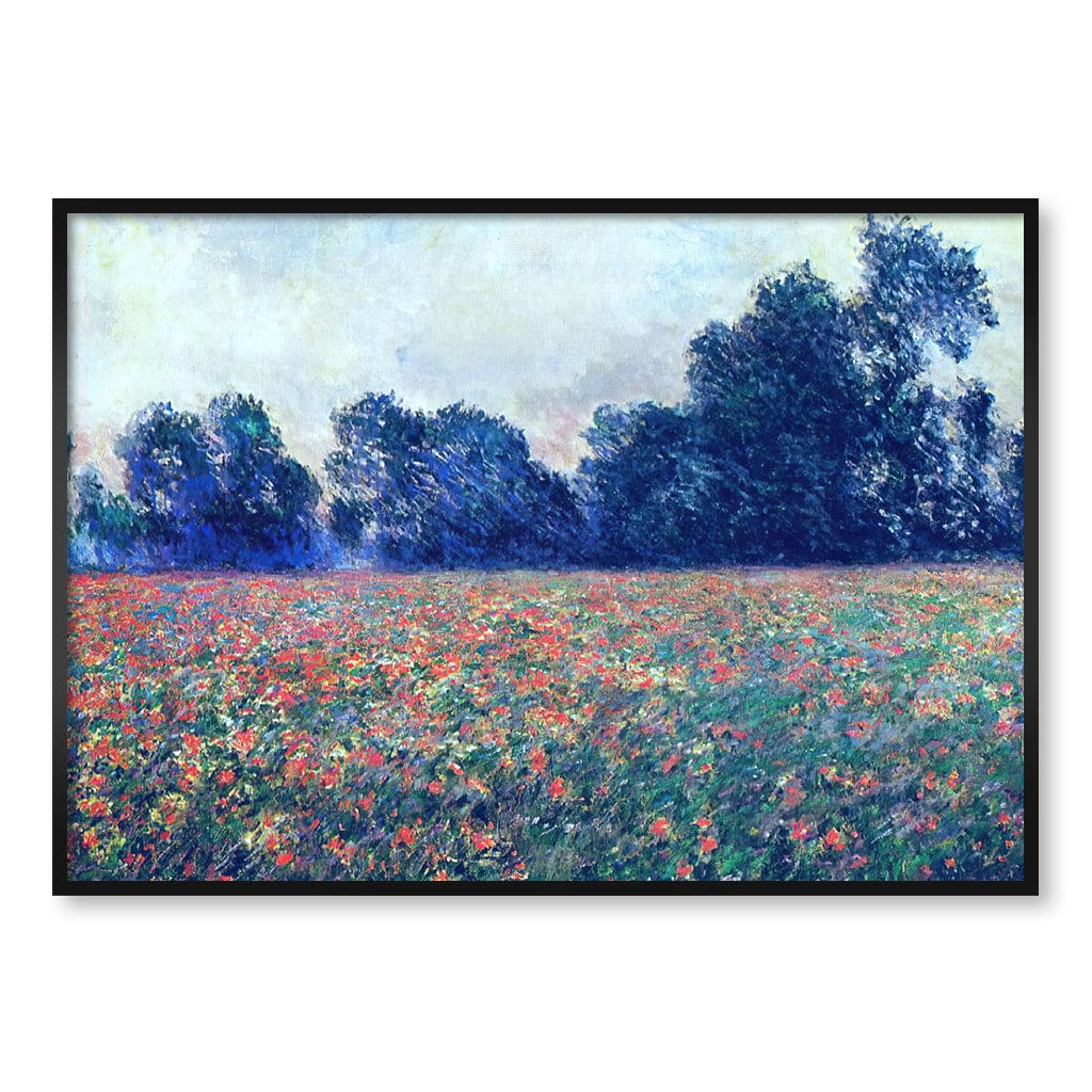 Poppy Field - Claude Monet Art Print - Image 35