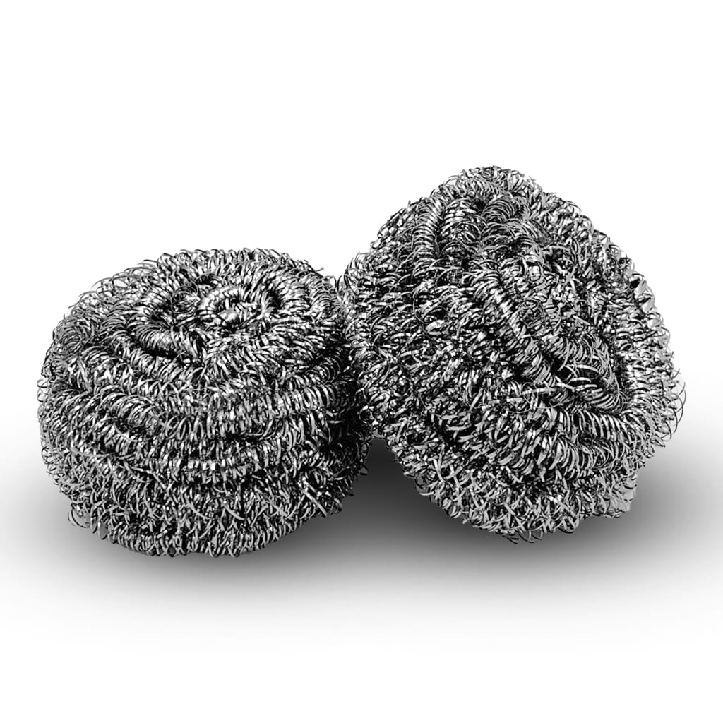 Pot Luck Stainless Steel Scourer - Twin Pack (12 Pack Bundle) - Image 3
