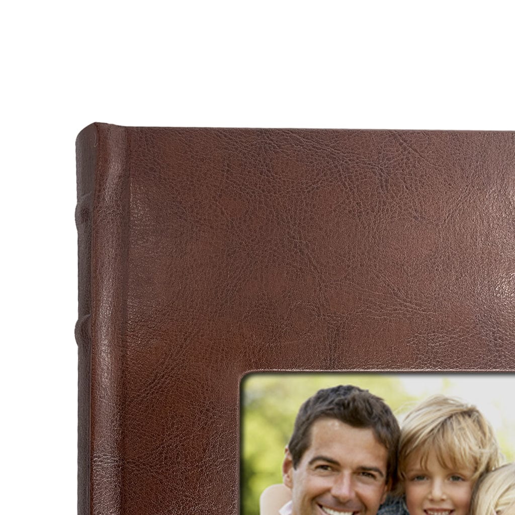 Prestige Leather Brown Slip-In Photo Album Bundle – 300 Photos (2 Pack) - Image 6