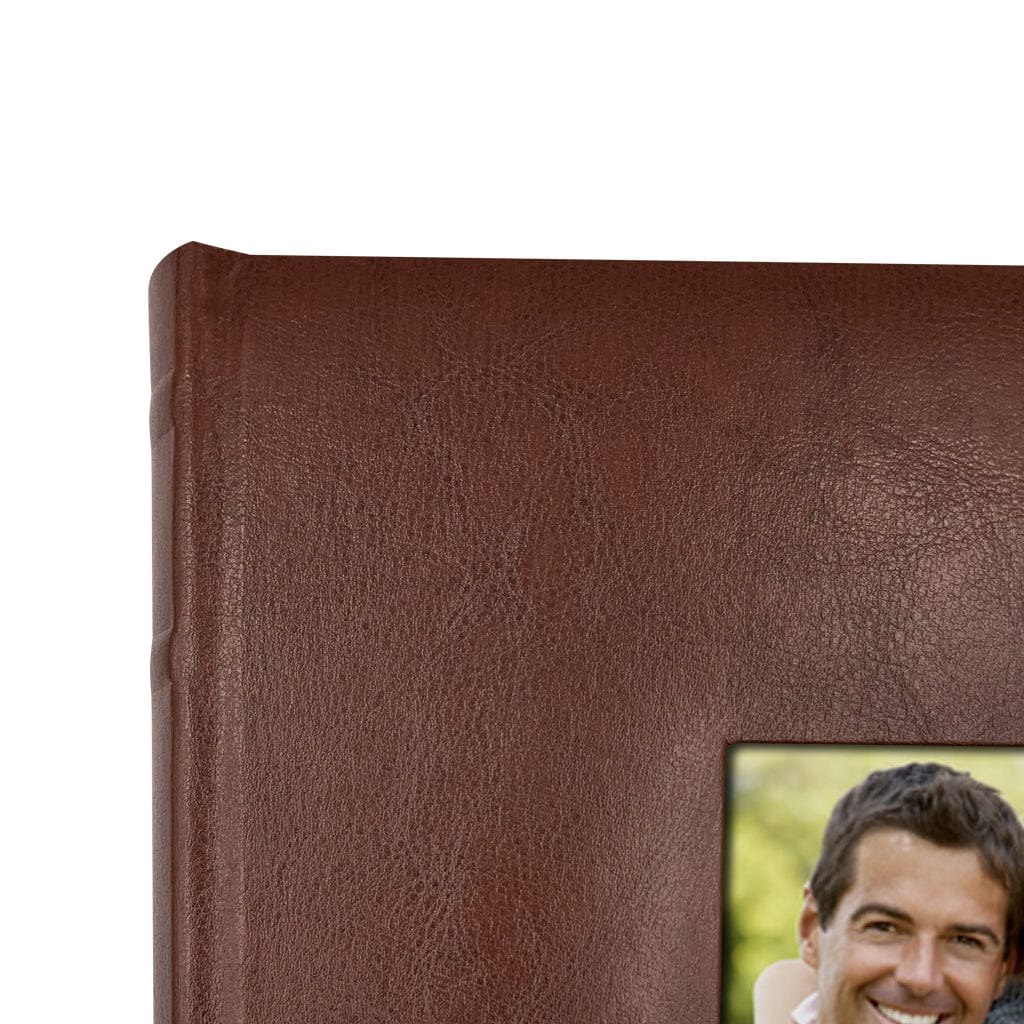 Prestige Brown Leather Slip-in Large Photo Album 500 Photos - Image 4