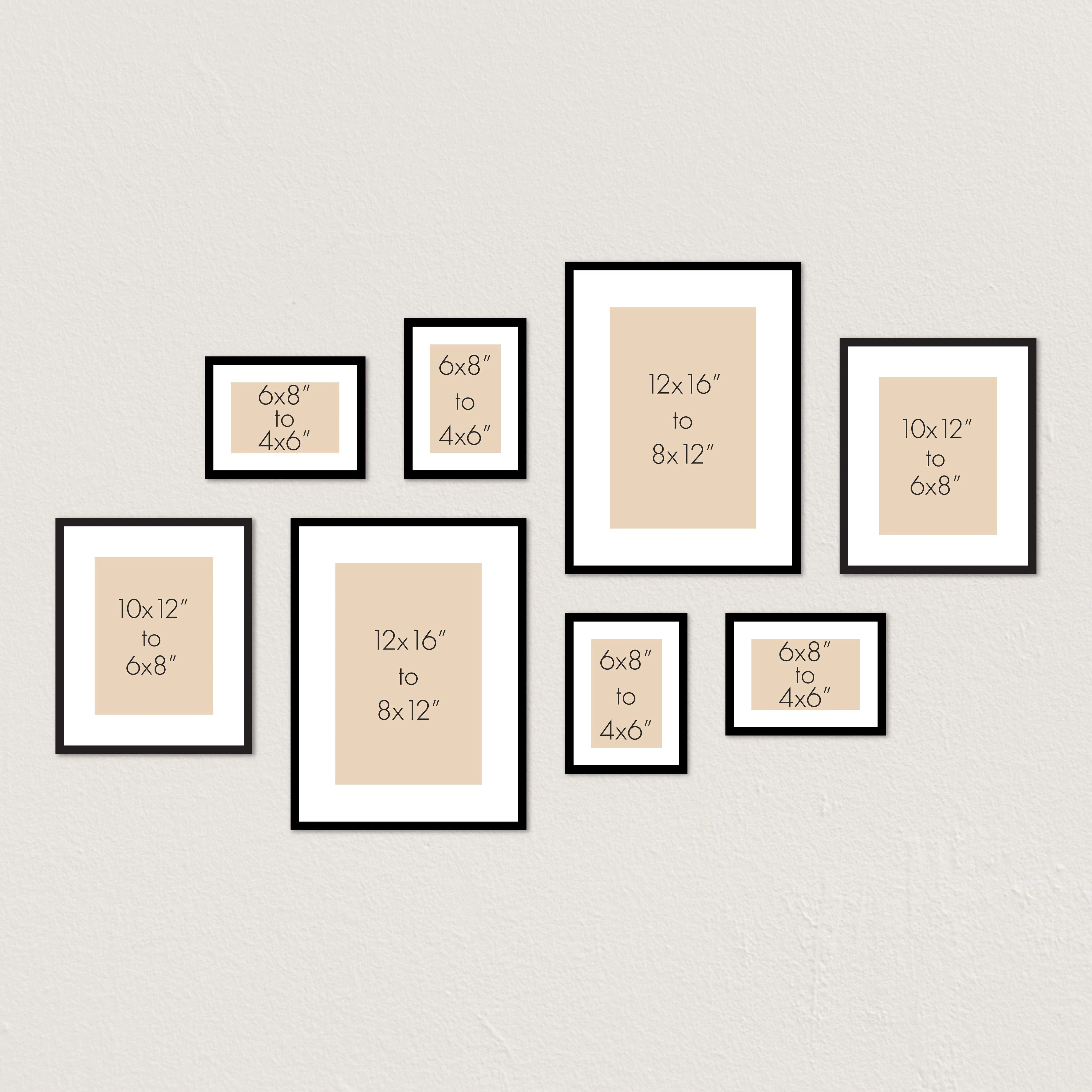 Profile Memory Montage Gallery Photo Wall Frames - 8 Frames - Image 9