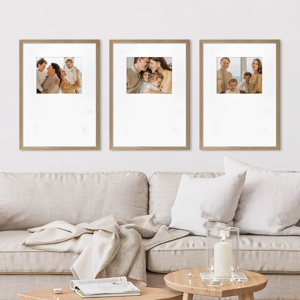 Profile Triptych Trio Gallery Photo Wall Frames - 3 Frames - Image 3