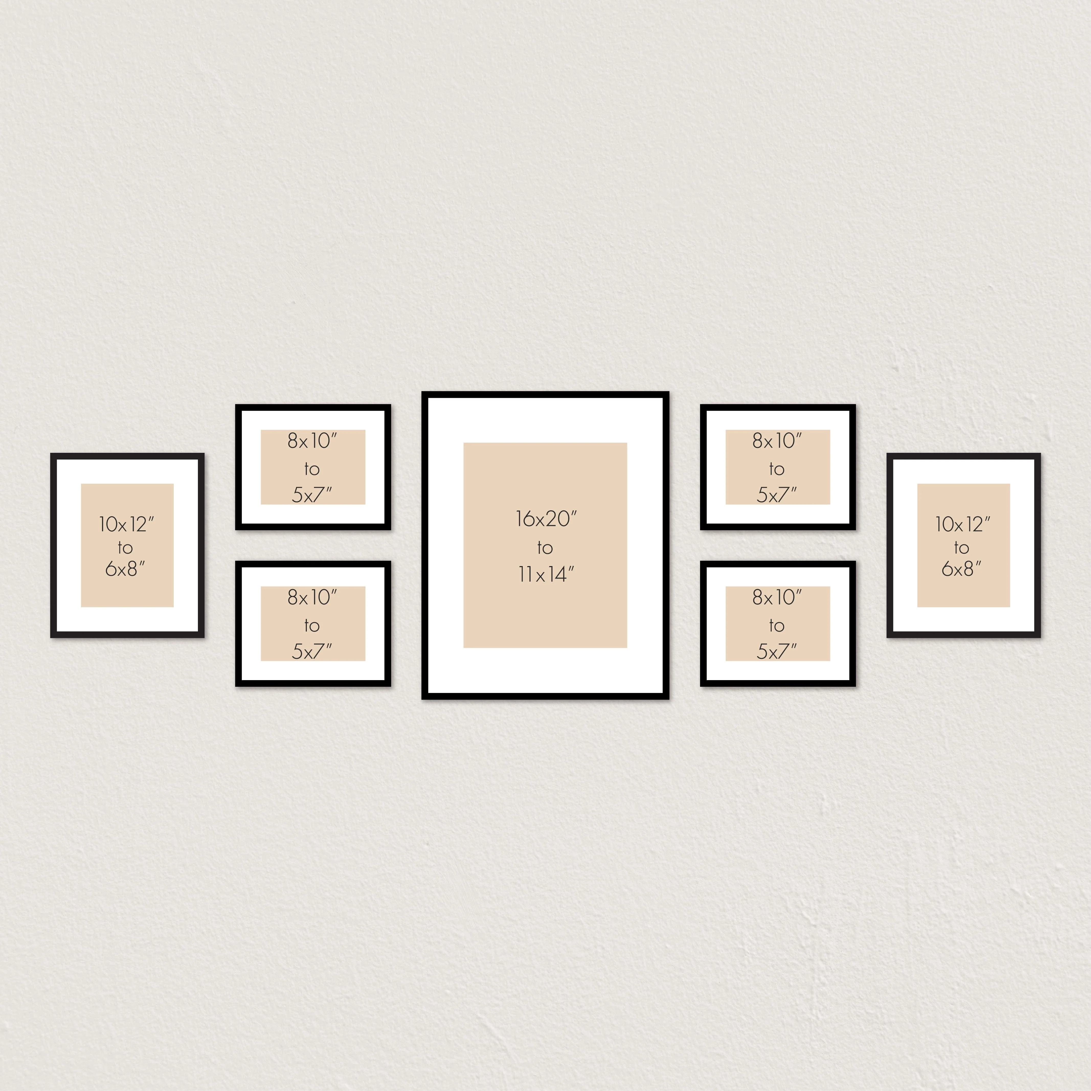 Profile Centrepiece Seven Gallery Photo Wall Frames - 7 Frames - Image 9