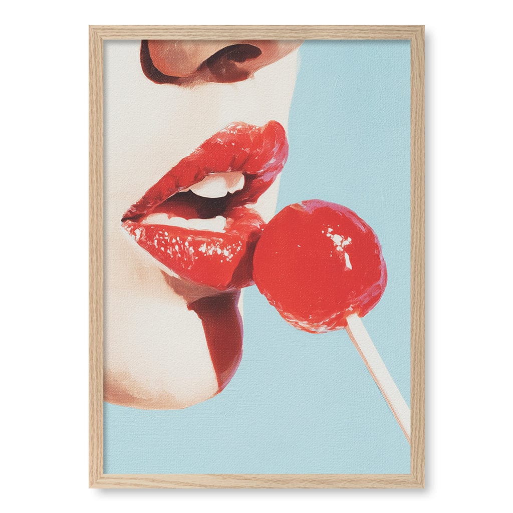 Red Lollipop Wall Art Print - Image 9