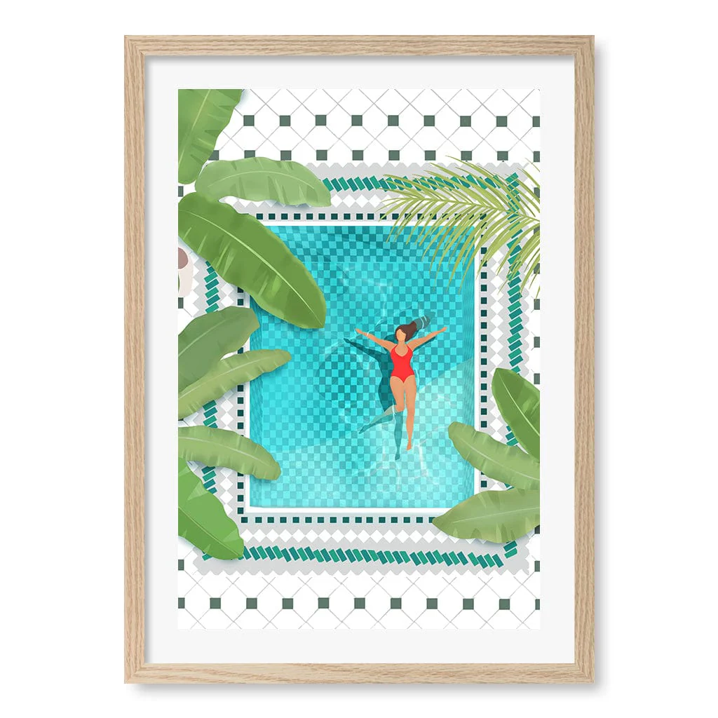 Riad Pool Modern Wall Art Print by Petra Lizde - Image 20