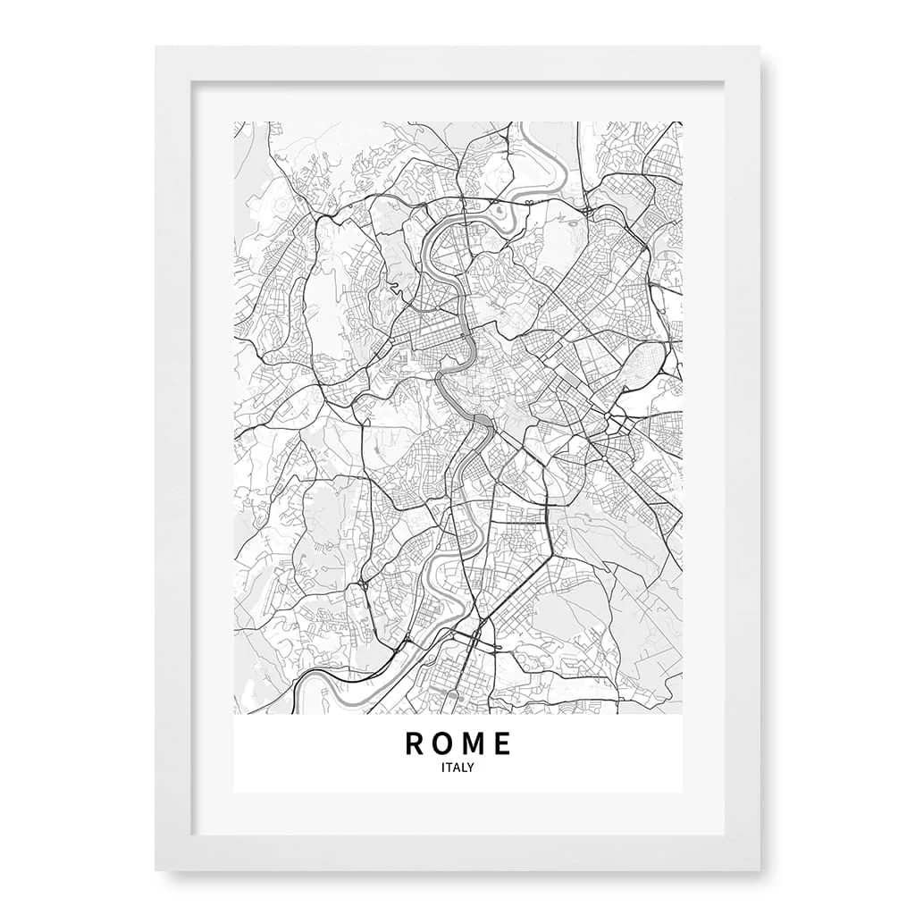 Rome City Map Print - Rome Map Wall Art - Image 16