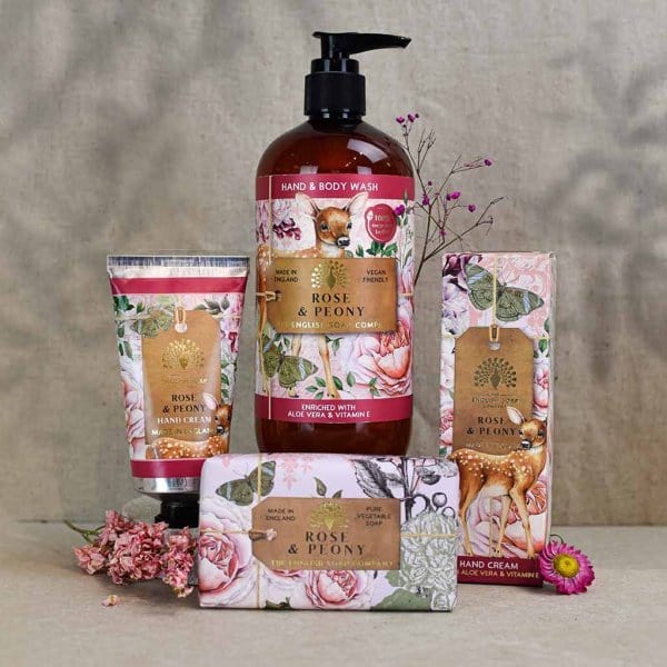 Rose and Peony Hand Cream 75ml - Image 4