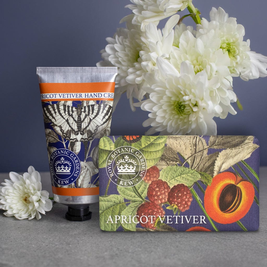 Apricot Vetiver Hand Cream & Soap Bundle - Royal Kew Gardens - Image 2