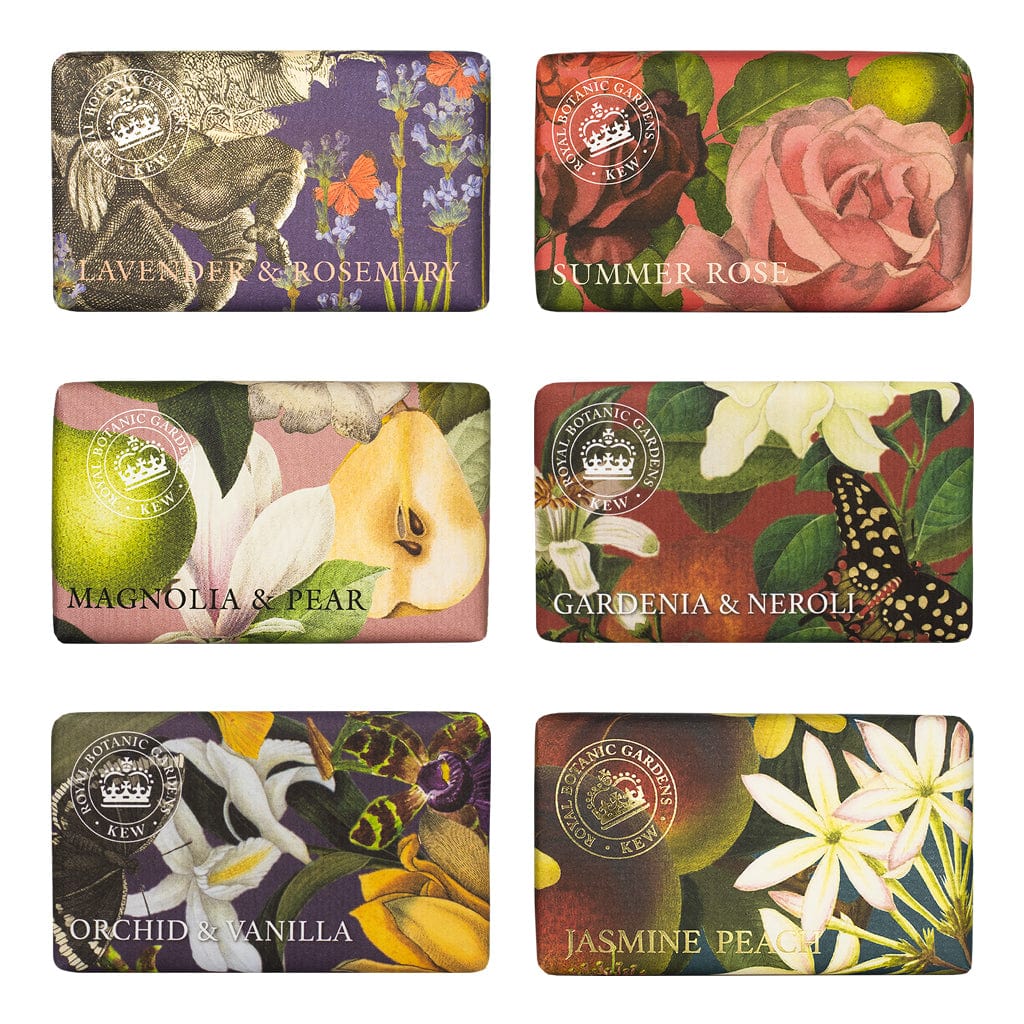 Royal Kew Gardens – Petal & Stem Soap Bar Collection (6 x 240g)