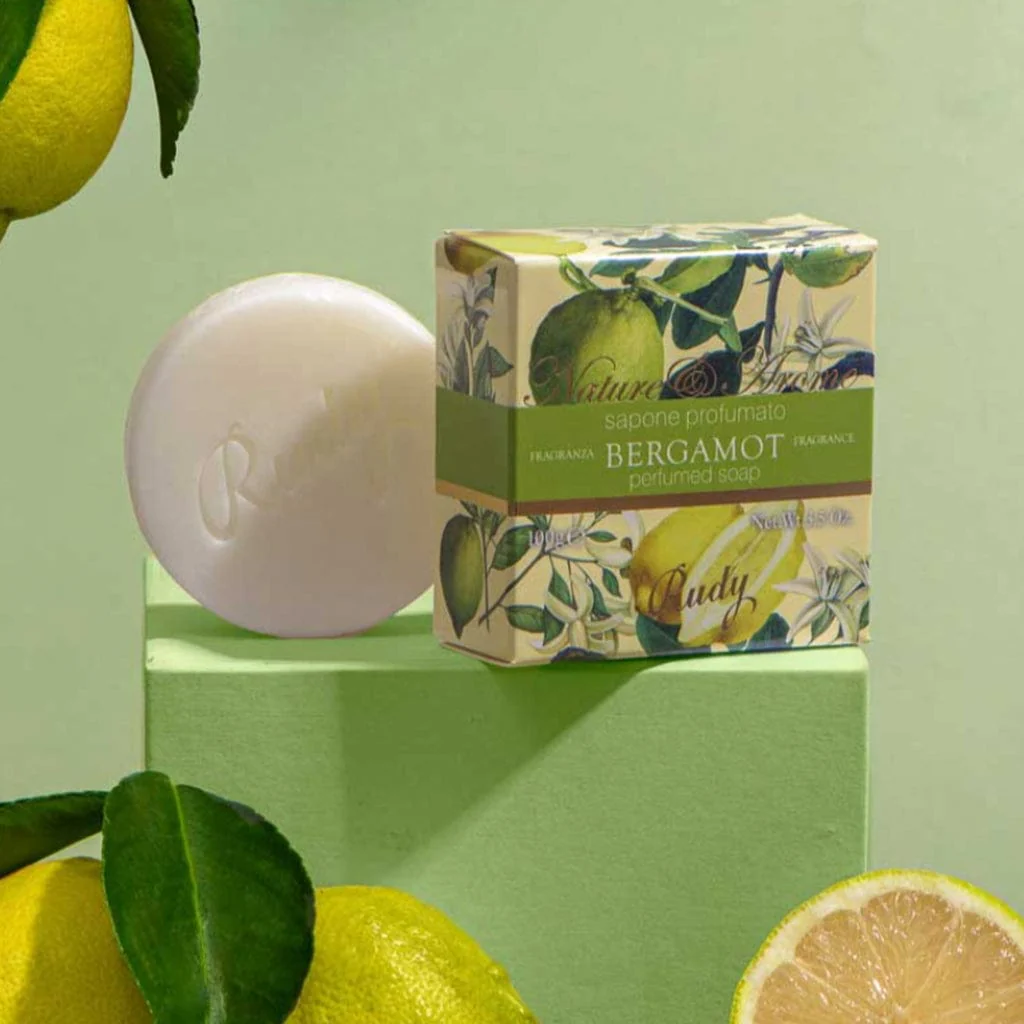 Rudy Bergamot Hand Care Duo Gift Set – Hand Soap & Soap Bar - Image 2
