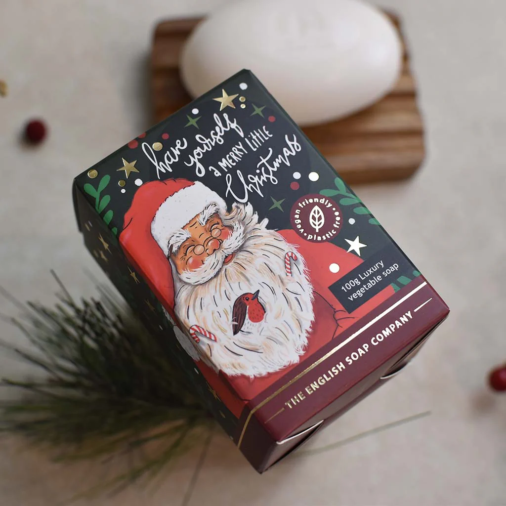 Santa Mini Christmas Soap Bar - Image 5
