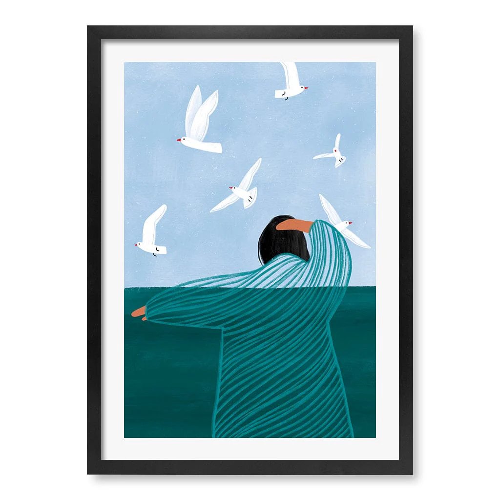 Seaside Serenity Modern Wall Art Print by Bea Muller - Image 8
