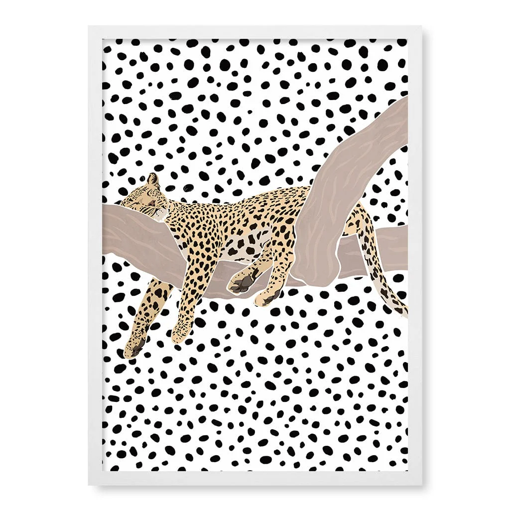 Sleeping Leopard Nursery Wall Art Print - Image 22