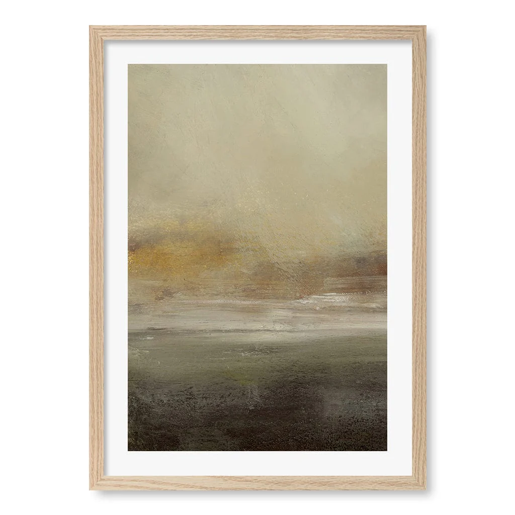 Sleepy Mist Abstract Wall Art Print by Dan Hobday