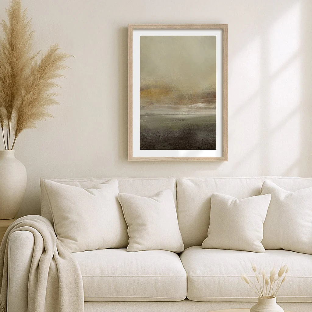 Sleepy Mist Abstract Wall Art Print by Dan Hobday - Image 2