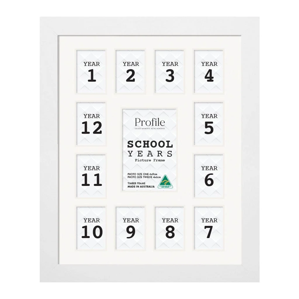 Small Collage Photo School Years Picture Frame - Image 7