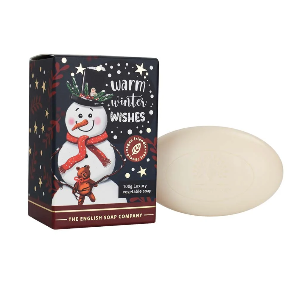 Snowman Mini Christmas Soap Bar