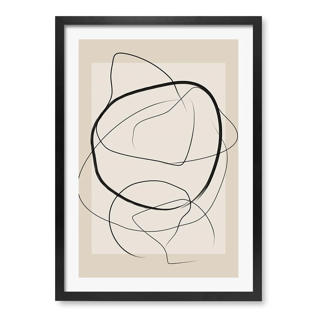 Soft Abstract Lines Art Print by Elena Ristova - Image 8