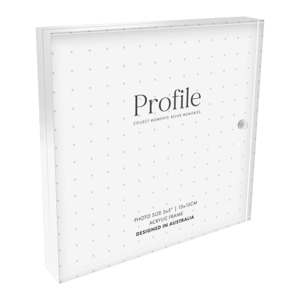 Solid Acrylic Sign Block Display Frames - Image 5