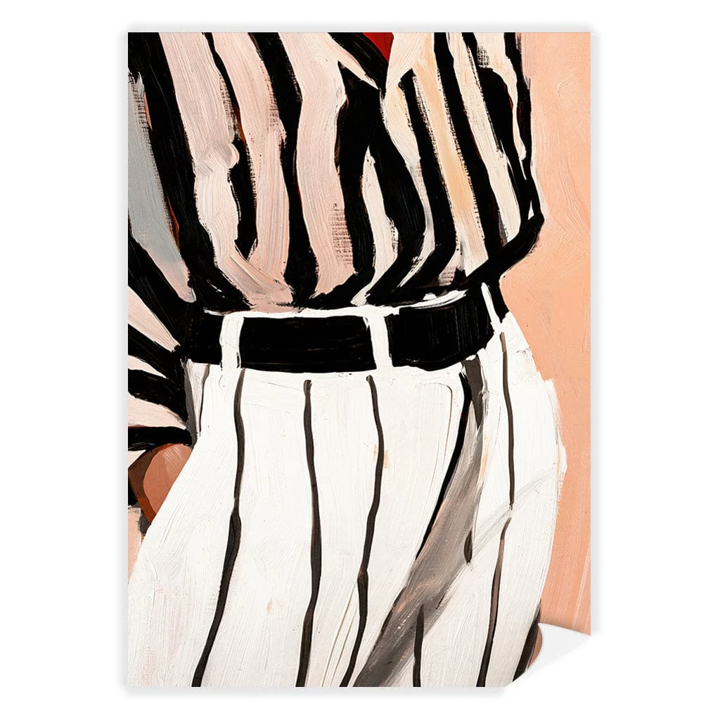 Stripe Elegance Modern Wall Art Print by Treechild - Image 15