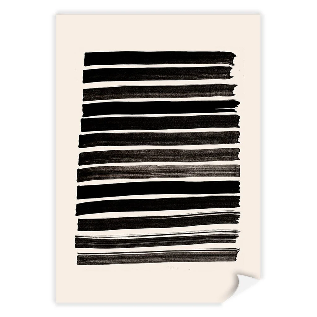 Stripes Beige Abstract Art Print by Soul Studio II - Image 15
