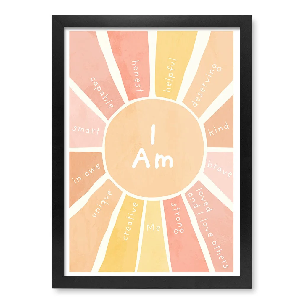 Sunshine Affirmations Children's Wall Art Print - Image 20
