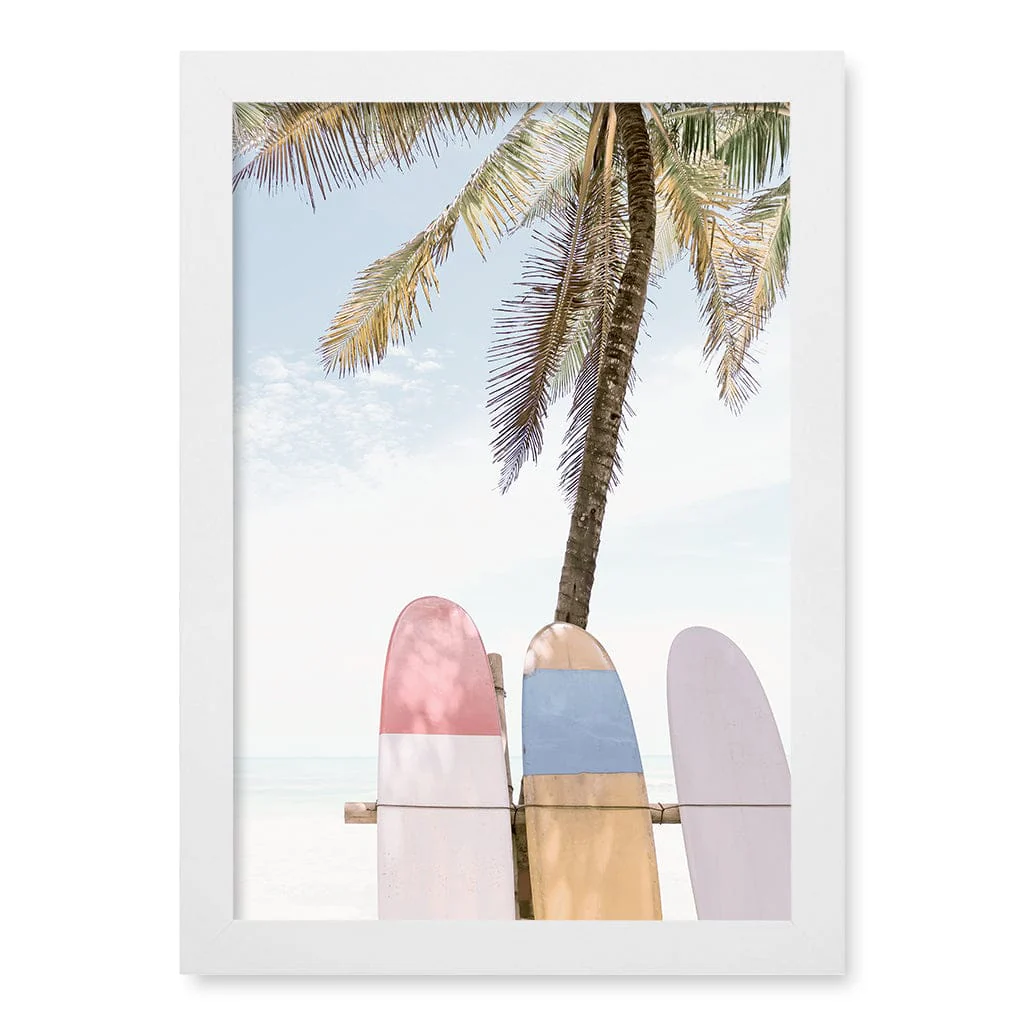 Surfboard Rack 2 Wall Art Print - Image 20