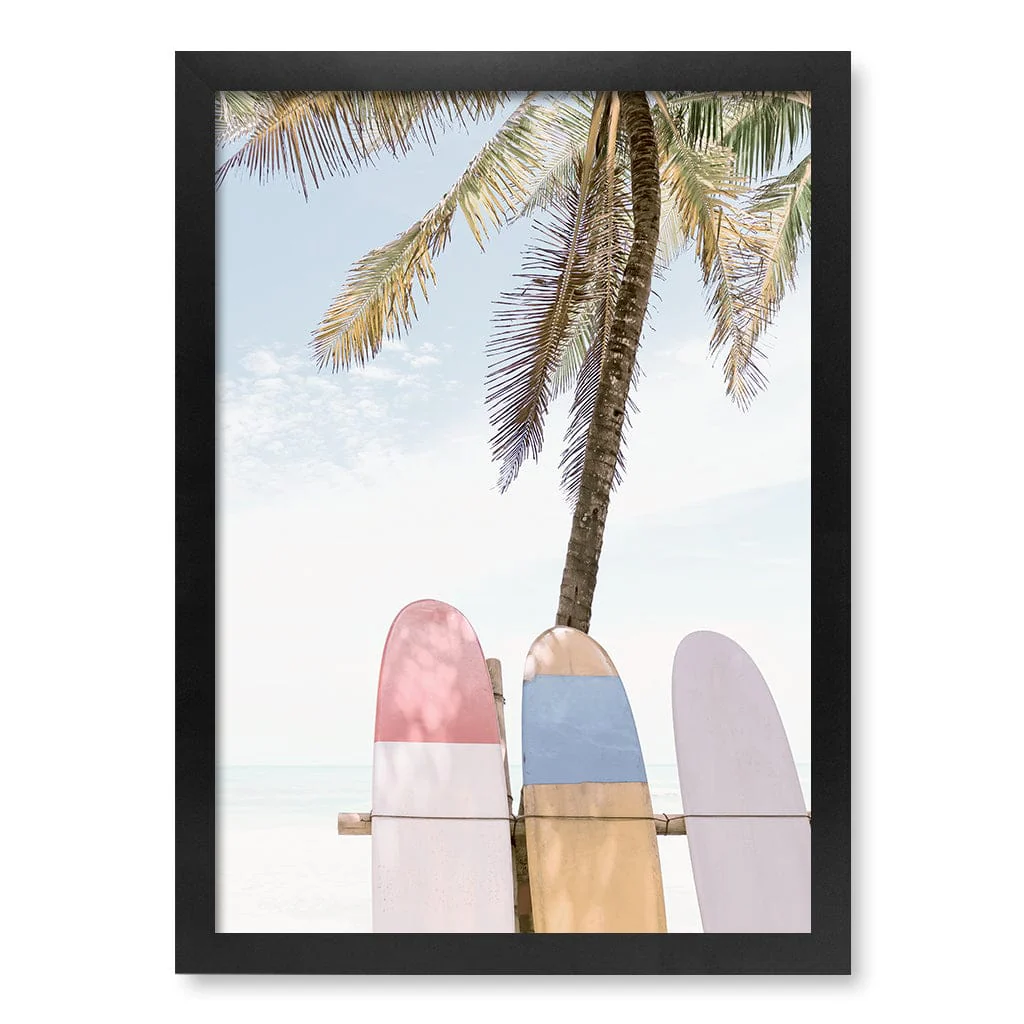 Surfboard Rack 2 Wall Art Print - Image 38