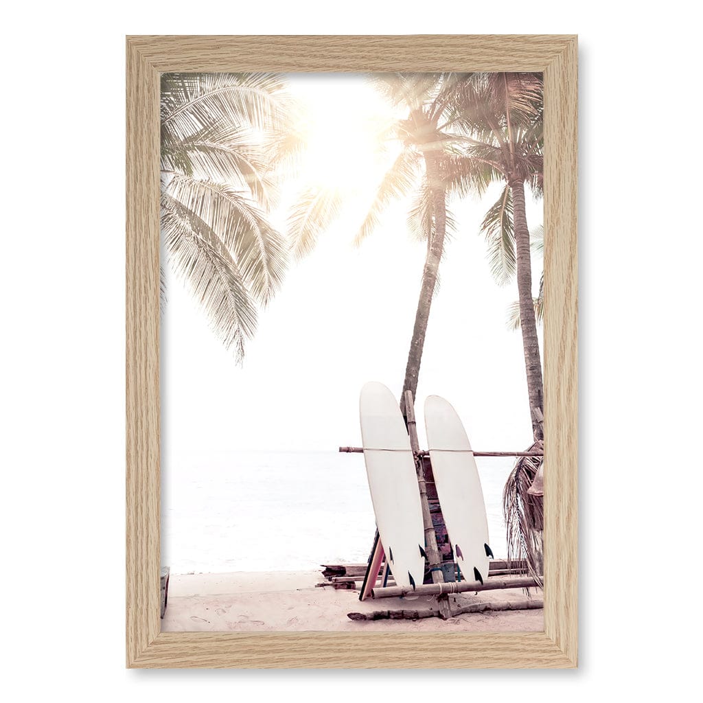 Surfboard Sunrise Wall Art Print - Image 25