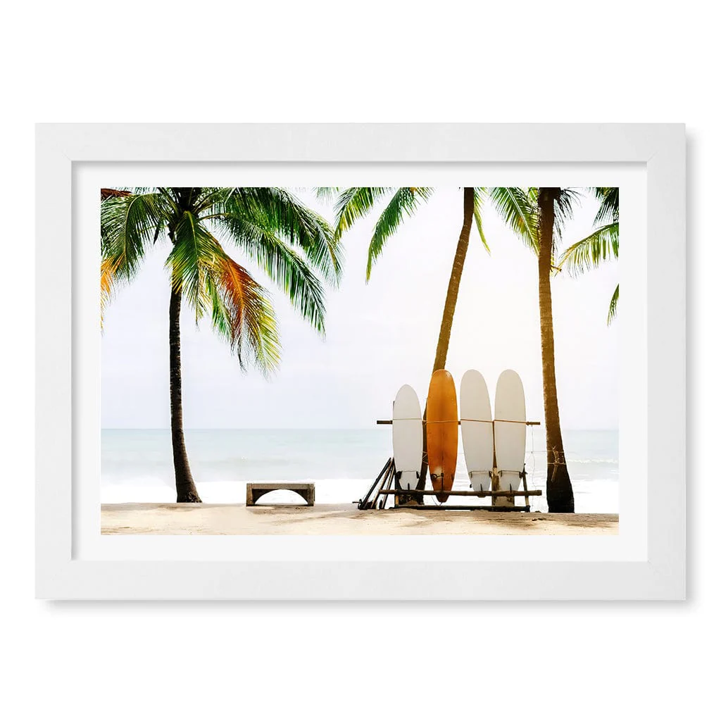 Surfboards and Palms Wall Art Print - Image 14