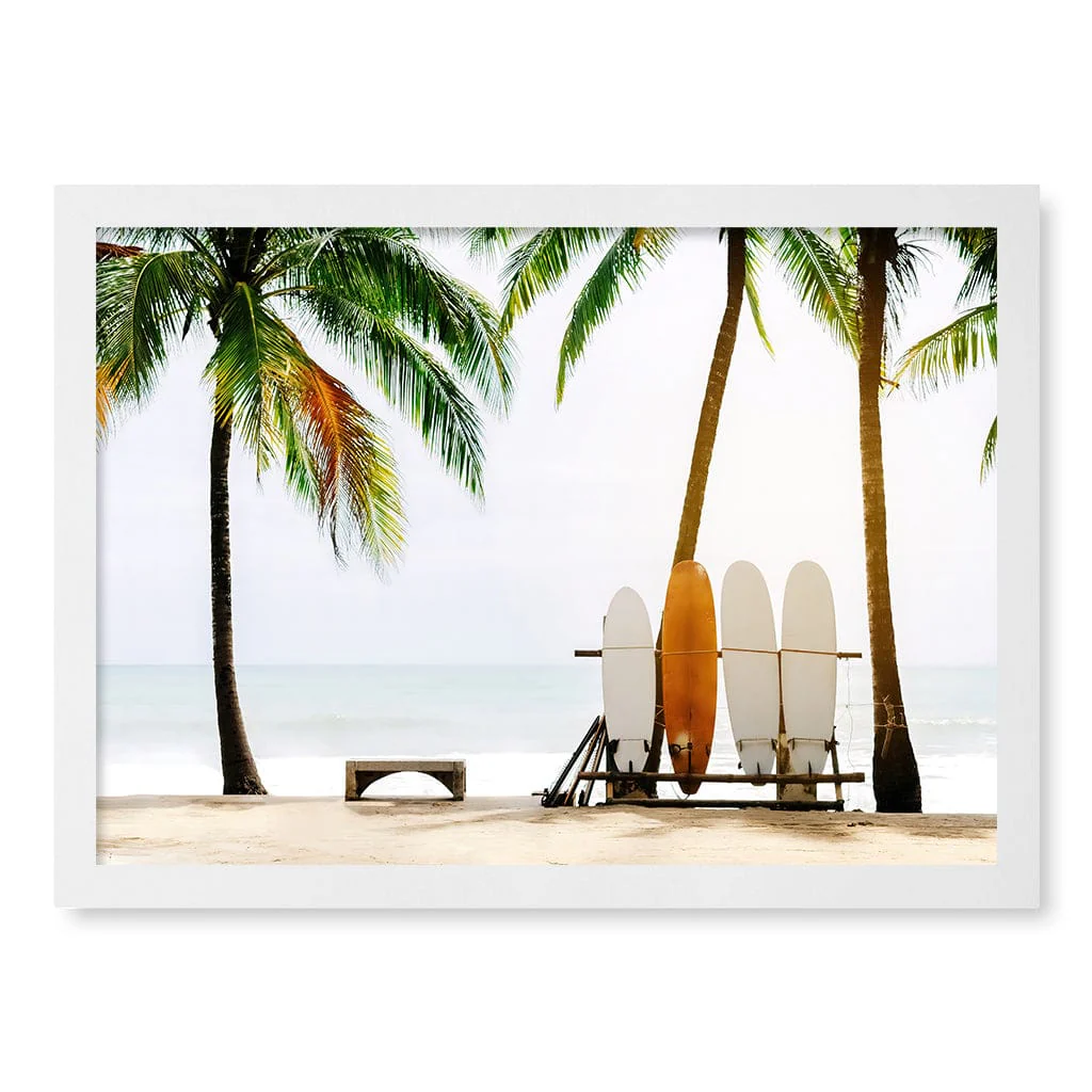 Surfboards and Palms Wall Art Print - Image 18