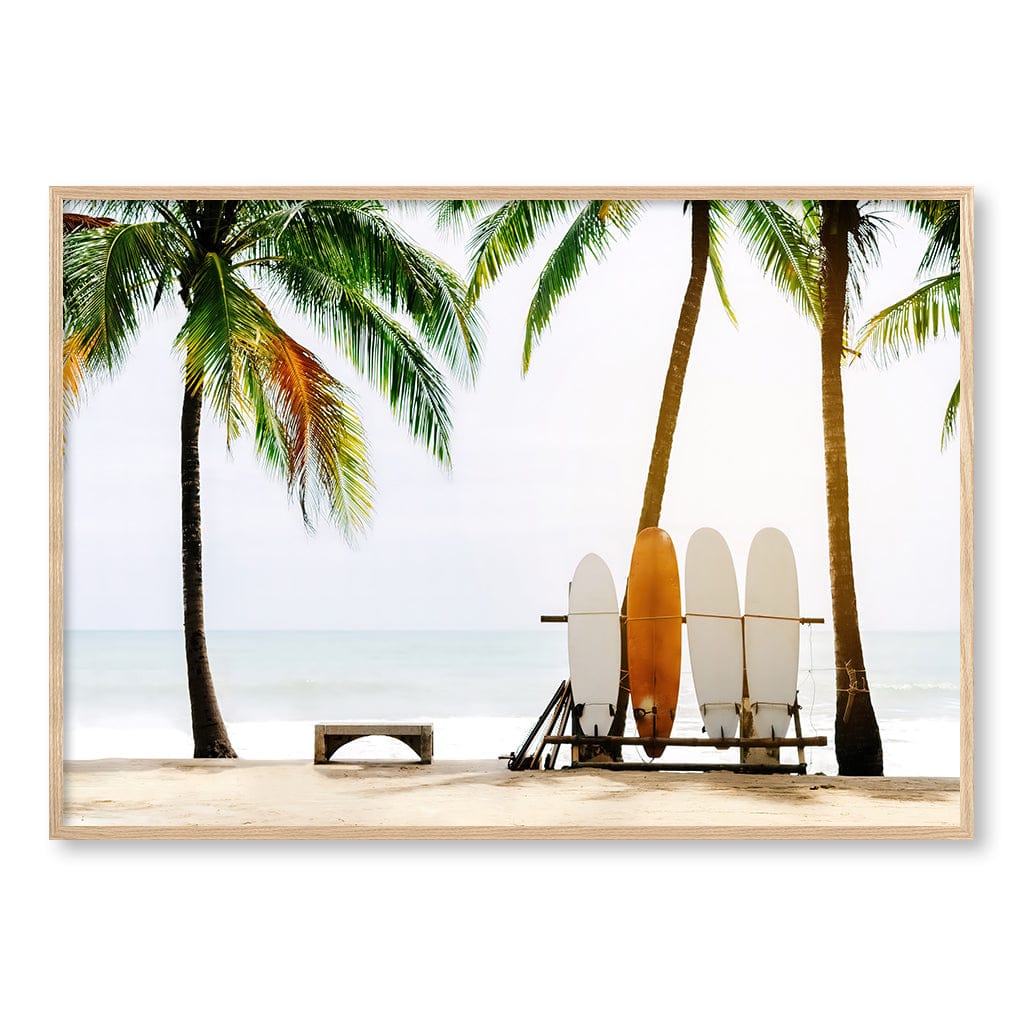 Surfboards and Palms Wall Art Print - Image 24