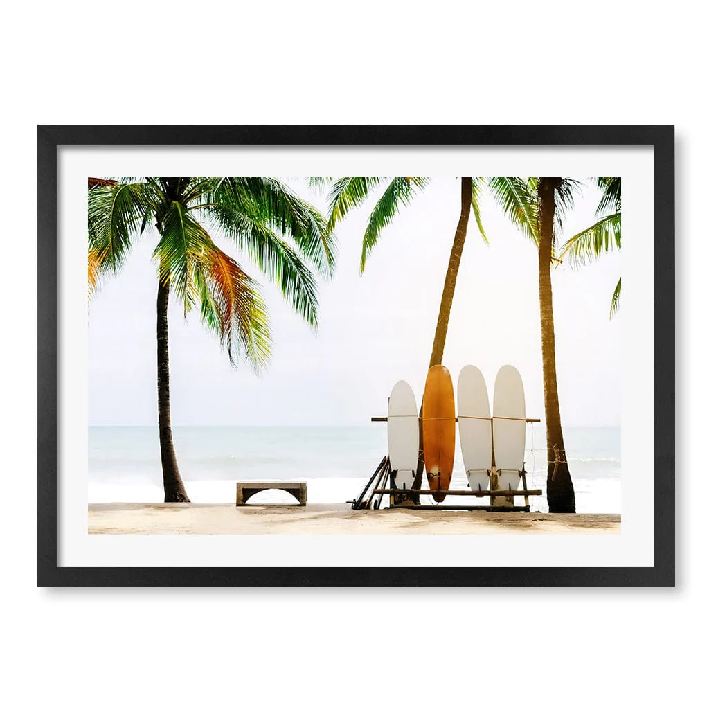 Surfboards and Palms Wall Art Print - Image 31