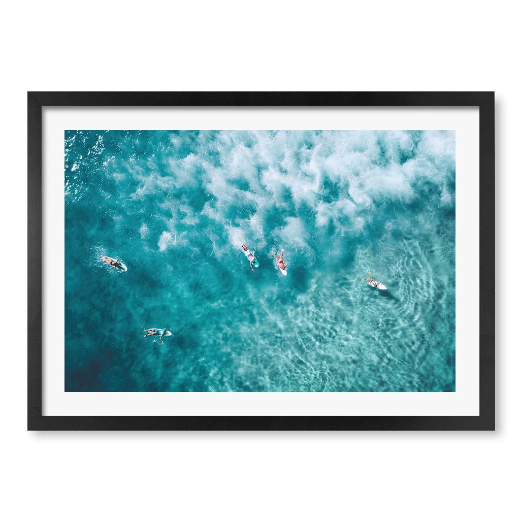 Surfers at Bondi Wall Art Print - Image 27