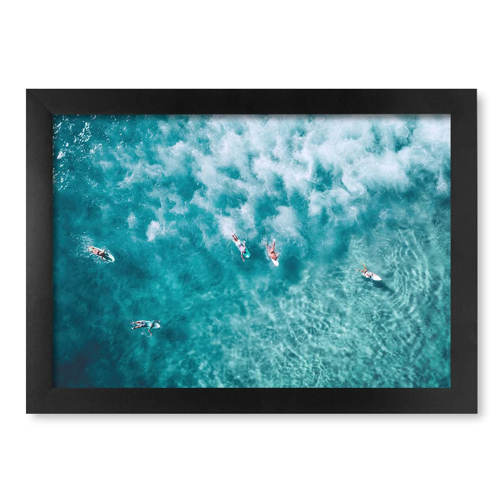 Surfers at Bondi Wall Art Print - Image 33
