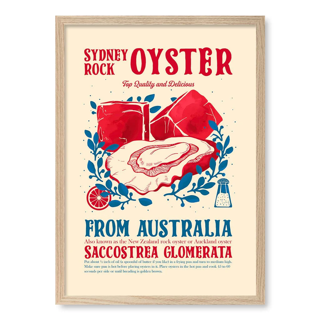 Sydney Oyster Delight Kitchen Art Print
