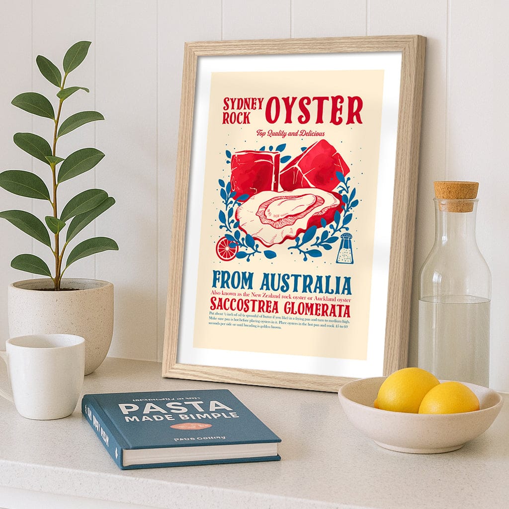 Sydney Oyster Delight Kitchen Art Print - Image 2